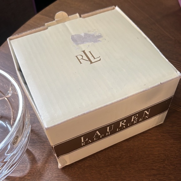 Ralph Lauren Royalton Crystal Bowl 6” - Picture 6 of 7
